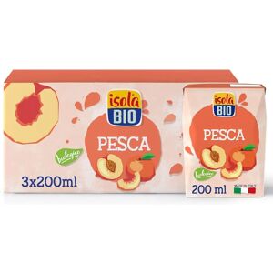 Zumo de melocotón orgánico Isola Bio - 3 x 200ml Zumo de melocotón orgánico Isola Bio - 3 x 200ml