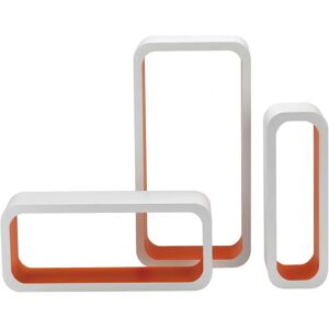 King Home Ensemble de 3 Étagères MDF Bicolores - Décoration Moderne - Publicité King Home Ensemble de 3 Étagères MDF Bicolores - Décoration Moderne - Publicité
