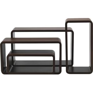 Ensemble d'Étagères Murales IKEA - MDF Bois Rectangulaire Arrondi - 4 Pièces - Publicité Ensemble d'Étagères Murales IKEA - MDF Bois Rectangulaire Arrondi - 4 Pièces - Publicité