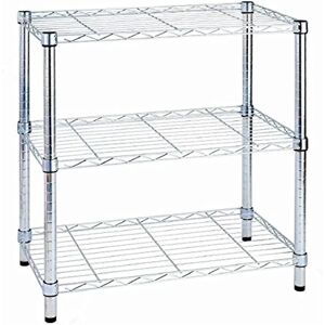 Estantería Cromada King Home - 3 Estantes - 60x35x90cm Estantería Cromada King Home - 3 Estantes - 60x35x90cm