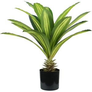 Planta de Dracaena de KING HOME - 60cm, 19 Hojas, Artificial Planta de Dracaena de KING HOME - 60cm, 19 Hojas, Artificial