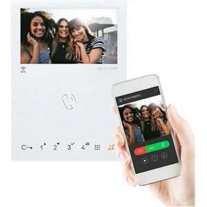 Sistema de Videoporteiro Comelit Branco 6741W WiFi Handsfree 4,3" LCD Sistema de Videoporteiro Comelit Branco 6741W WiFi Handsfree 4,3" LCD