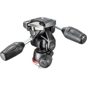 Cabeza de trípode Manfrotto MH804-3W - 3 ejes, negro, ligero Cabeza de trípode Manfrotto MH804-3W - 3 ejes, negro, ligero
