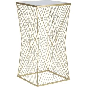 Masă de telefon pătrată Mauro Ferretti Lines din metal - 50x50x100cm Masă de telefon pătrată Mauro Ferretti Lines din metal - 50x50x100cm
