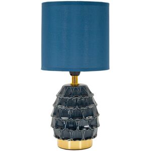 Lampe de chevet MITEPEK - Pinecone Bleu - 15x30,5cm - Lampe de nuit - Publicité Lampe de chevet MITEPEK - Pinecone Bleu - 15x30,5cm - Lampe de nuit - Publicité