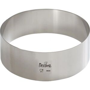 Decora 0063716 Molde para Pastel - Forma Redonda Acero Inoxidable 16cm Decora 0063716 Molde para Pastel - Forma Redonda Acero Inoxidable 16cm