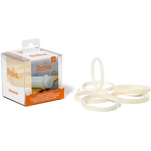 Decora 9260275 Rolling Pin Accessory - Guide Rings for Large Dough Decora 9260275 Rolling Pin Accessory - Guide Rings for Large Dough