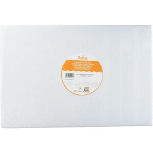 Decora Rectangular Polystyrene Cake Board - 30x45x7.5 cm Decora Rectangular Polystyrene Cake Board - 30x45x7.5 cm
