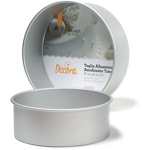 Decora 0062613 Forma na pečení - Profesionální kulatá forma z eloxovaného hliníku Decora 0062613 Forma na pečení - Profesionální kulatá forma z eloxovaného hliníku