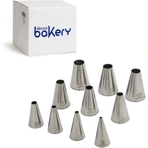 Decora 0263484 - Set di beccucci in acciaio inox - Kit da forno Decora 0263484 - Set di beccucci in acciaio inox - Kit da forno