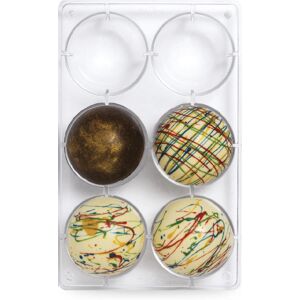 Decora 0050087 Polycarbonaat Chocoladevorm - 6 Holtes - 75mm Decora 0050087 Polycarbonaat Chocoladevorm - 6 Holtes - 75mm