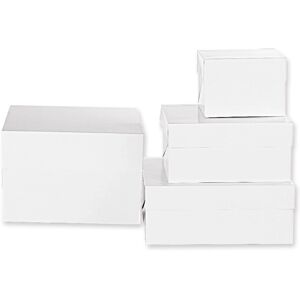 Decora Tårtpaket - Vit - 26,5x26,5x25 cm Decora Tårtpaket - Vit - 26,5x26,5x25 cm