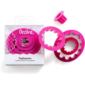 Decora 0255308 Pink Oval Cookie Cutter Set - Cookie Cutter Set Decora 0255308 Pink Oval Cookie Cutter Set - Cookie Cutter Set
