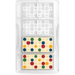 Molde de chocolate Decora 0050128 - Policarbonato transparente - Forma ergonómica Molde de chocolate Decora 0050128 - Policarbonato transparente - Forma ergonómica