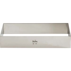 Decora 0063769 - Tårtform - Rostfritt stål - Silver - 40x30x4.5cm Decora 0063769 - Tårtform - Rostfritt stål - Silver - 40x30x4.5cm