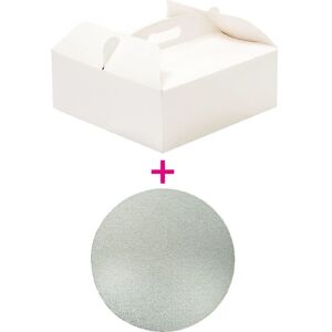 Decora - 0340106 - Vit - Kvadratisk - Förvaringsbehållare för tårta Decora - 0340106 - Vit - Kvadratisk - Förvaringsbehållare för tårta