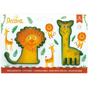 Decora Kakutryckare - Lejon & Giraff Decora Kakutryckare - Lejon & Giraff