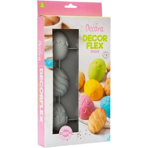 Decora 9260407 Candy Schokoladenform Silikon Weiß - Eier Form - Silikonform Decora 9260407 Candy Schokoladenform Silikon Weiß - Eier Form - Silikonform