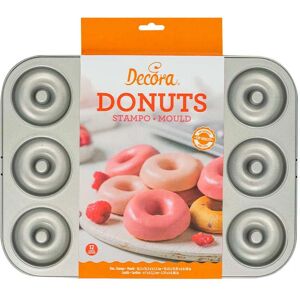 Decora Donut-Form - Antihaft, 12 Vertiefungen - 35,5cm Decora Donut-Form - Antihaft, 12 Vertiefungen - 35,5cm
