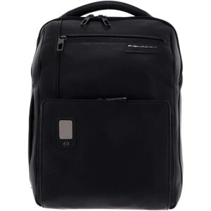 Piquadro Schwarzer Leder Rucksack - Modernes Design - Rucksack Piquadro Schwarzer Leder Rucksack - Modernes Design - Rucksack