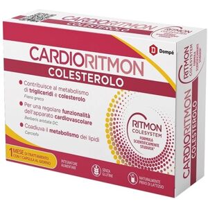 Dompé Cardioritmon Colesterolo - 30 Capsule - Integratore Cardiovascolare Dompé Cardioritmon Colesterolo - 30 Capsule - Integratore Cardiovascolare
