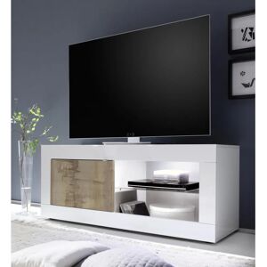 INOSIGN Basic 140cm Bianco Lucido Lowboard - Lowboard INOSIGN Basic 140cm Bianco Lucido Lowboard - Lowboard