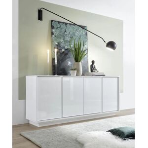 INOSIGN Connie Ice - Buffet Moderne avec 4 Portes - Laque Blanc Brillant - Publicité INOSIGN Connie Ice - Buffet Moderne avec 4 Portes - Laque Blanc Brillant - Publicité