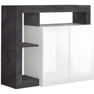 INOSIGN Hamburg Aparador - 108x93x42cm - Gris/Oxido - Estilo Moderno INOSIGN Hamburg Aparador - 108x93x42cm - Gris/Oxido - Estilo Moderno