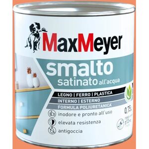 Max Meyer Arancio Smalto Satinato ad Acqua - Vernice Max Meyer Arancio Smalto Satinato ad Acqua - Vernice
