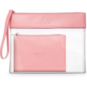 Kiko Milano Transparent Beauty Case - Pink Kiko Milano Transparent Beauty Case - Pink