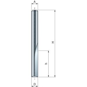 Freud F03FR01416 Broca de doble filo - 3mm - H9.5/44.5 - Q8 Z2 - Broca Freud F03FR01416 Broca de doble filo - 3mm - H9.5/44.5 - Q8 Z2 - Broca