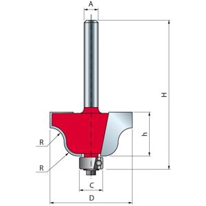 Freud Modèle F03FR01809 - Perceuse Romaine - Fraise pour Bois - Publicité Freud Modèle F03FR01809 - Perceuse Romaine - Fraise pour Bois - Publicité