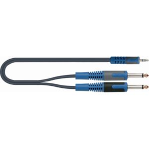 Cavo audio QUIK-LOK RKSA/140 - 2m, connettori 3,5mm e 6,35mm Cavo audio QUIK-LOK RKSA/140 - 2m, connettori 3,5mm e 6,35mm