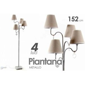 Webmarketpoint Lámpara de pie moderna 4 luces tortora - Lámpara de pie Webmarketpoint Lámpara de pie moderna 4 luces tortora - Lámpara de pie