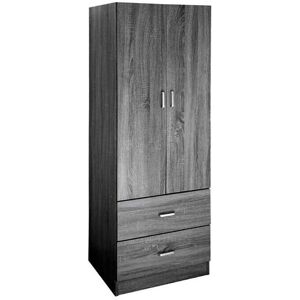 Webmarketpoint - Armario gris con puertas y cajones - Wardrobe Webmarketpoint - Armario gris con puertas y cajones - Wardrobe