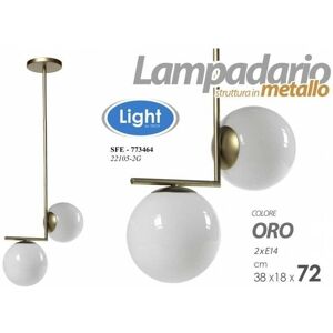 Webmarketpoint - Lampadario sfera moderna - 72cm Webmarketpoint - Lampadario sfera moderna - 72cm