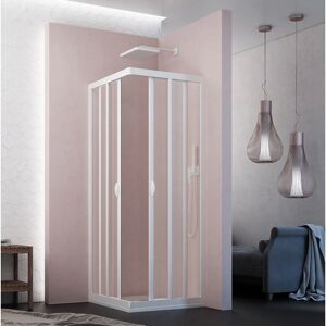 Ferrari Srl - Línea de esquina de ducha acrílica con apertura lateral corredera - Shower enclosure Ferrari Srl - Línea de esquina de ducha acrílica con apertura lateral corredera - Shower enclosure