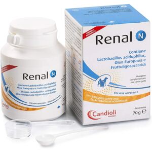 Candioli Renal N Poudre - Support Rénal pour Chiens & Chats - 70g - Publicité Candioli Renal N Poudre - Support Rénal pour Chiens & Chats - 70g - Publicité