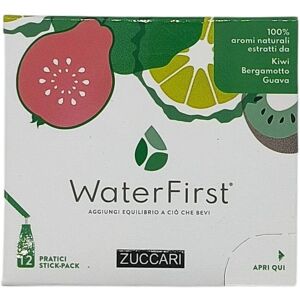 Zuccari WaterFirst Kiwi Bergamotto Guava 12 Stick - Bevanda Idratante Zuccari WaterFirst Kiwi Bergamotto Guava 12 Stick - Bevanda Idratante