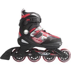 Patines en línea ajustables para niños Fila J-One - Negro/Rojo Patines en línea ajustables para niños Fila J-One - Negro/Rojo