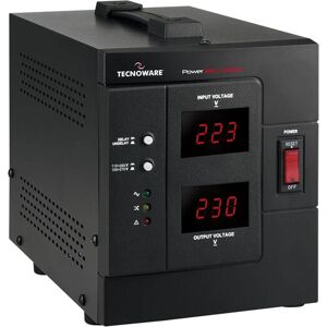 Tecnoware Power Reg 3000VA Spanningregulator - Elektronische Stabilizer Tecnoware Power Reg 3000VA Spanningregulator - Elektronische Stabilizer