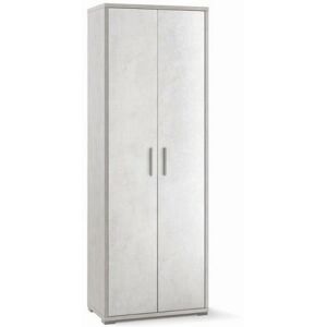WEBMARKETPOINT Armario Ossido Blanco - 71x41x199 cm WEBMARKETPOINT Armario Ossido Blanco - 71x41x199 cm