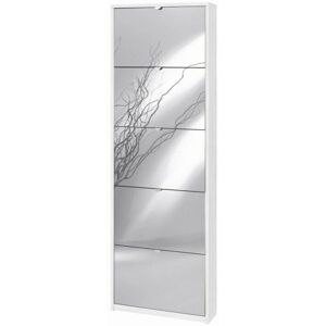 WEBMARKETPOINT Ossido White 63x18x h190 cm - Schuhregal WEBMARKETPOINT Ossido White 63x18x h190 cm - Schuhregal
