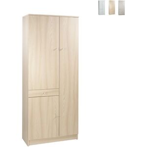 WEBMARKETPOINT Armario multiusos olmo claro - 77x34x183 cm WEBMARKETPOINT Armario multiusos olmo claro - 77x34x183 cm