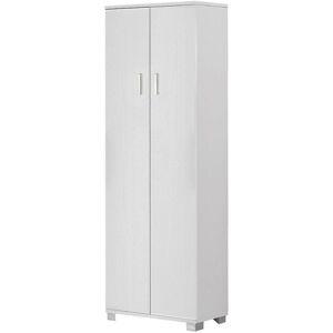 Iperbriko - Aufbewahrungsschrank - 2 Türen, 5 Regale - 62x34x178 cm Iperbriko - Aufbewahrungsschrank - 2 Türen, 5 Regale - 62x34x178 cm