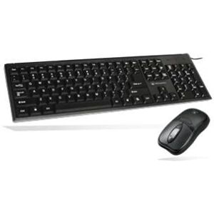 Ensemble Clavier et Souris Atlantis Land - Noir - USB QWERTY Ensemble Clavier et Souris Atlantis Land - Noir - USB QWERTY