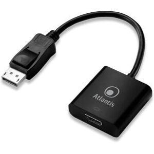 Atlantis Land A04-DP_HDMI Video Kabel Adapter - 0,2m - DisplayPort HDMI Zwart Atlantis Land A04-DP_HDMI Video Kabel Adapter - 0,2m - DisplayPort HDMI Zwart