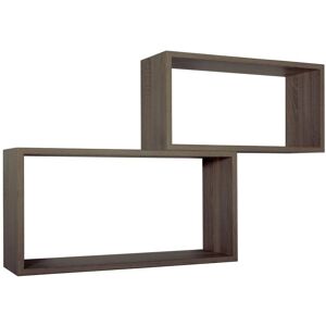 AHD AMAZING HOME DESIGN - Set di 2 mensole rettangolari da muro - Moderno Bislungo AHD AMAZING HOME DESIGN - Set di 2 mensole rettangolari da muro - Moderno Bislungo