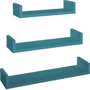 AHD Amazing Home Design Mensole da Parete Blu - Mensole AHD Amazing Home Design Mensole da Parete Blu - Mensole