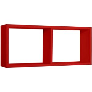 AHD Morgana Estantería Rectangular de Pared - Moderna 2 Compartimentos AHD Morgana Estantería Rectangular de Pared - Moderna 2 Compartimentos